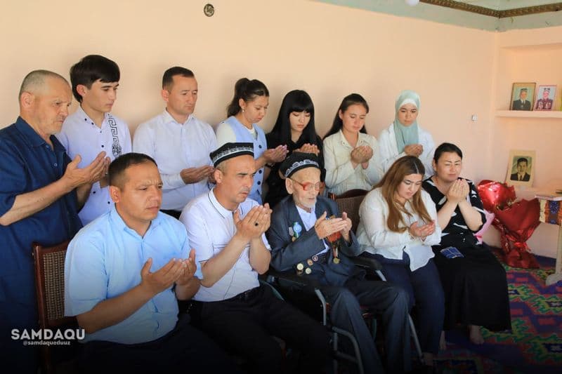 Ikkinchi jahon urushi faxriysi Bo‘ron ota bilan uchrashuv