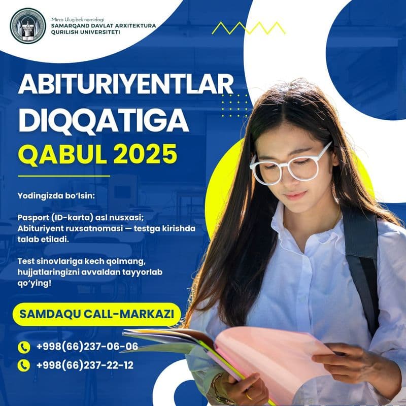Abituriyentlar test sinovi kirish nazoratida