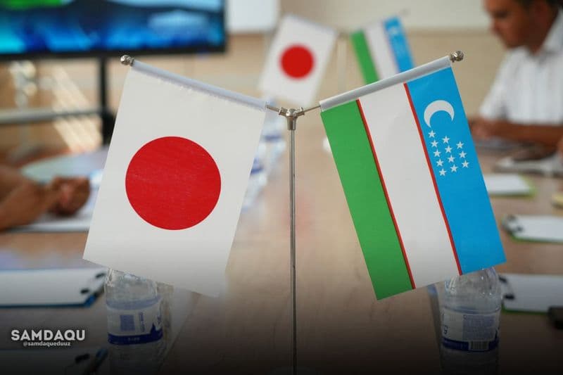 Özbekistan'ın Japonya Büyükelçisi SDTU yönetimiyle görüşmede
