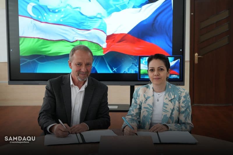 Praga texnika universiteti delegatsiyasi bilan uchrashuv