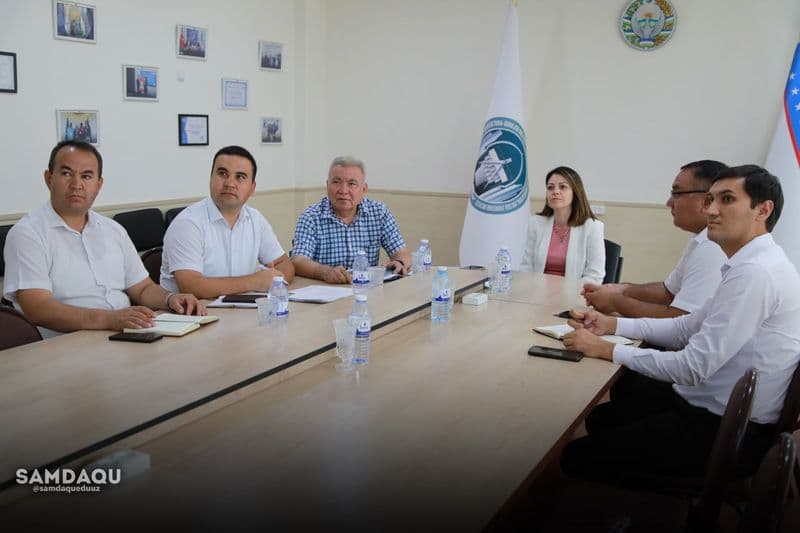 SDTU va TAQU rahbariyati o‘rtasidagi onlayn uchrashuv