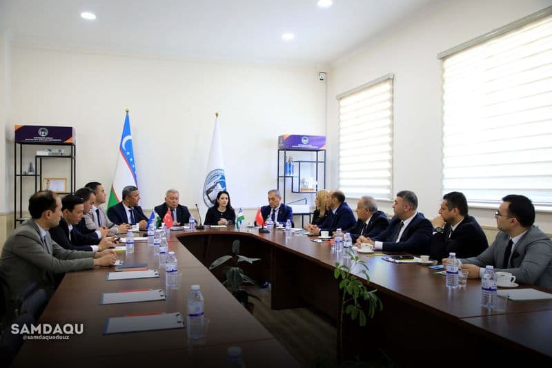 SDTUda Turkiya delegatsiyasi bilan uchrashuv