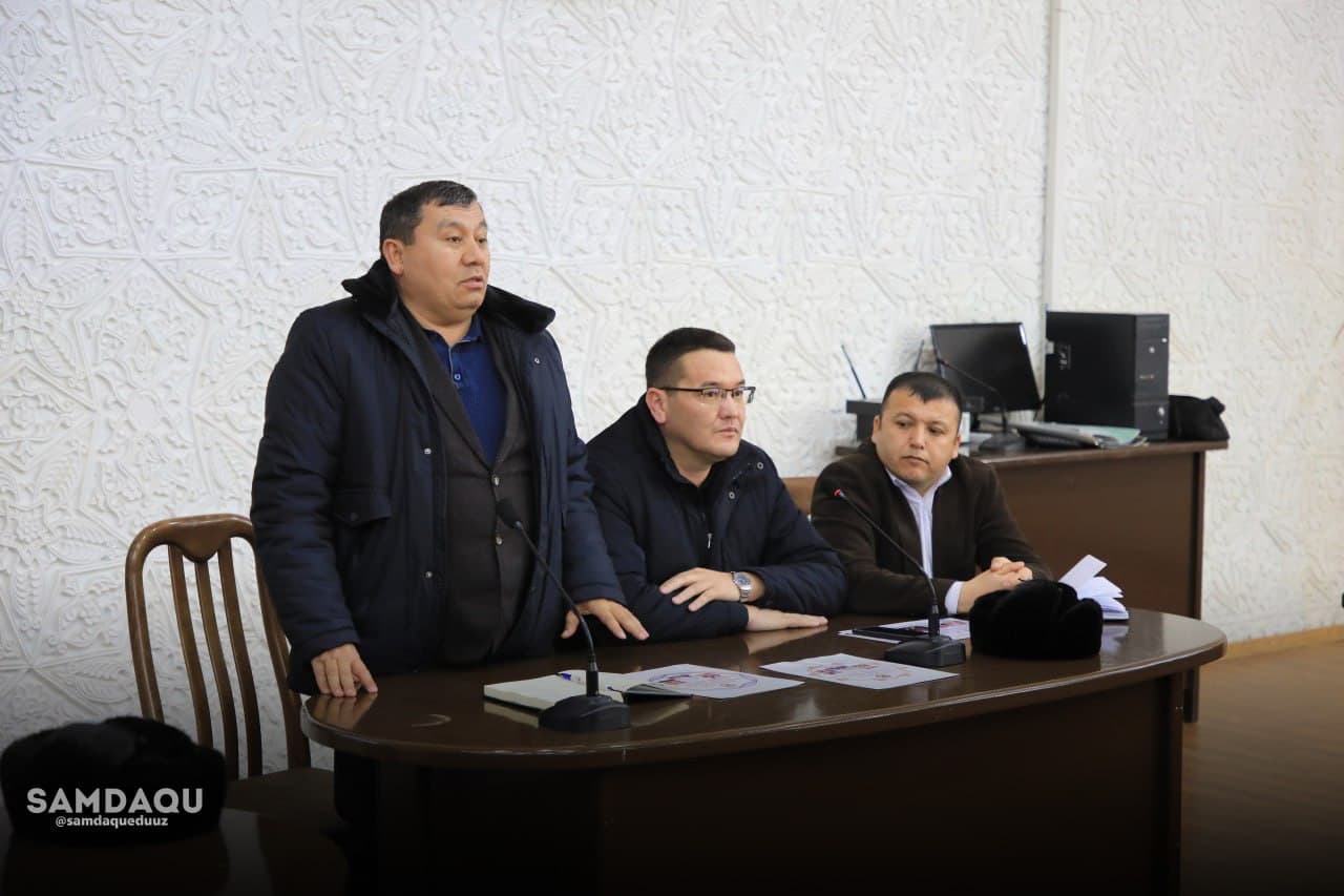 Kadastr sohasi bo‘yicha bitiruvchilar bilan uchrashuv
