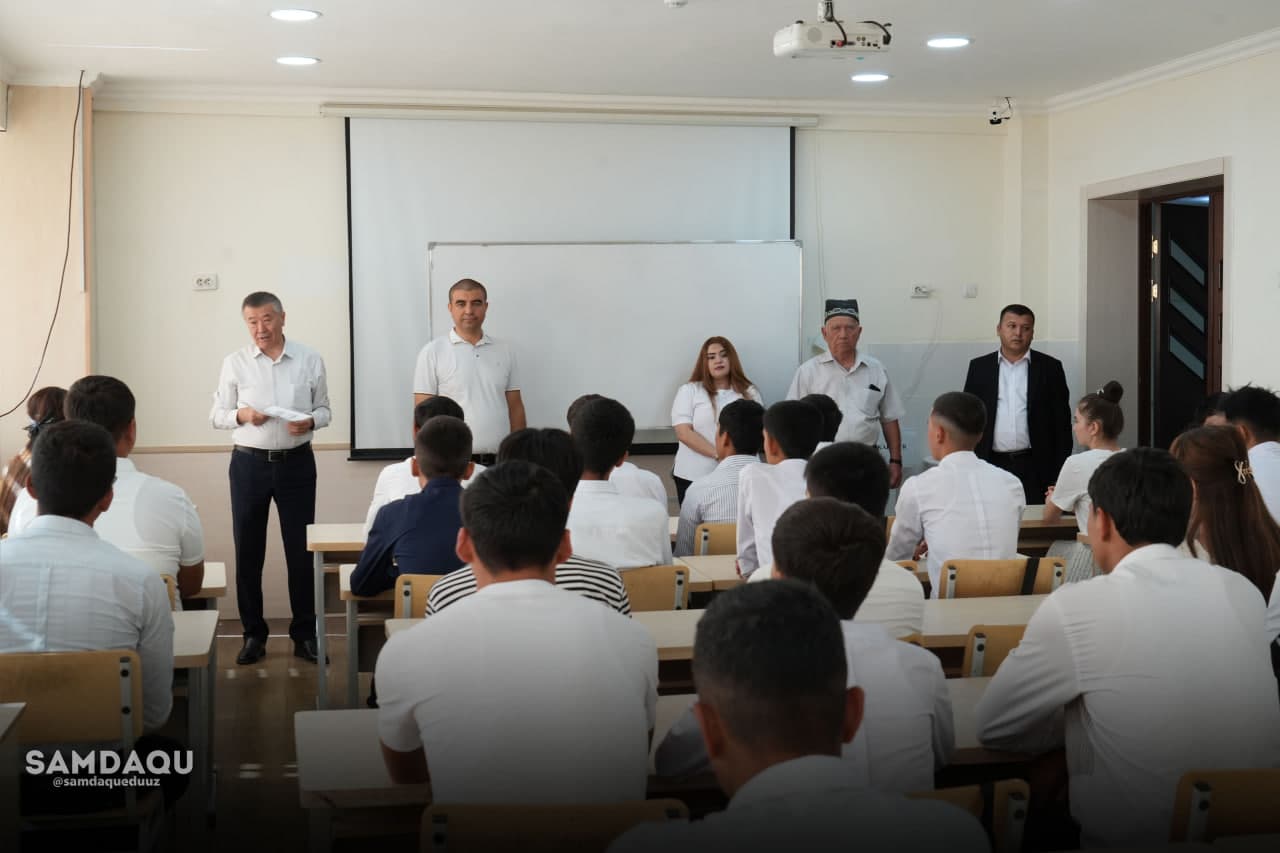 Talabalarni majburiy va tanlov fanlari bilan tanishtirish jarayoni