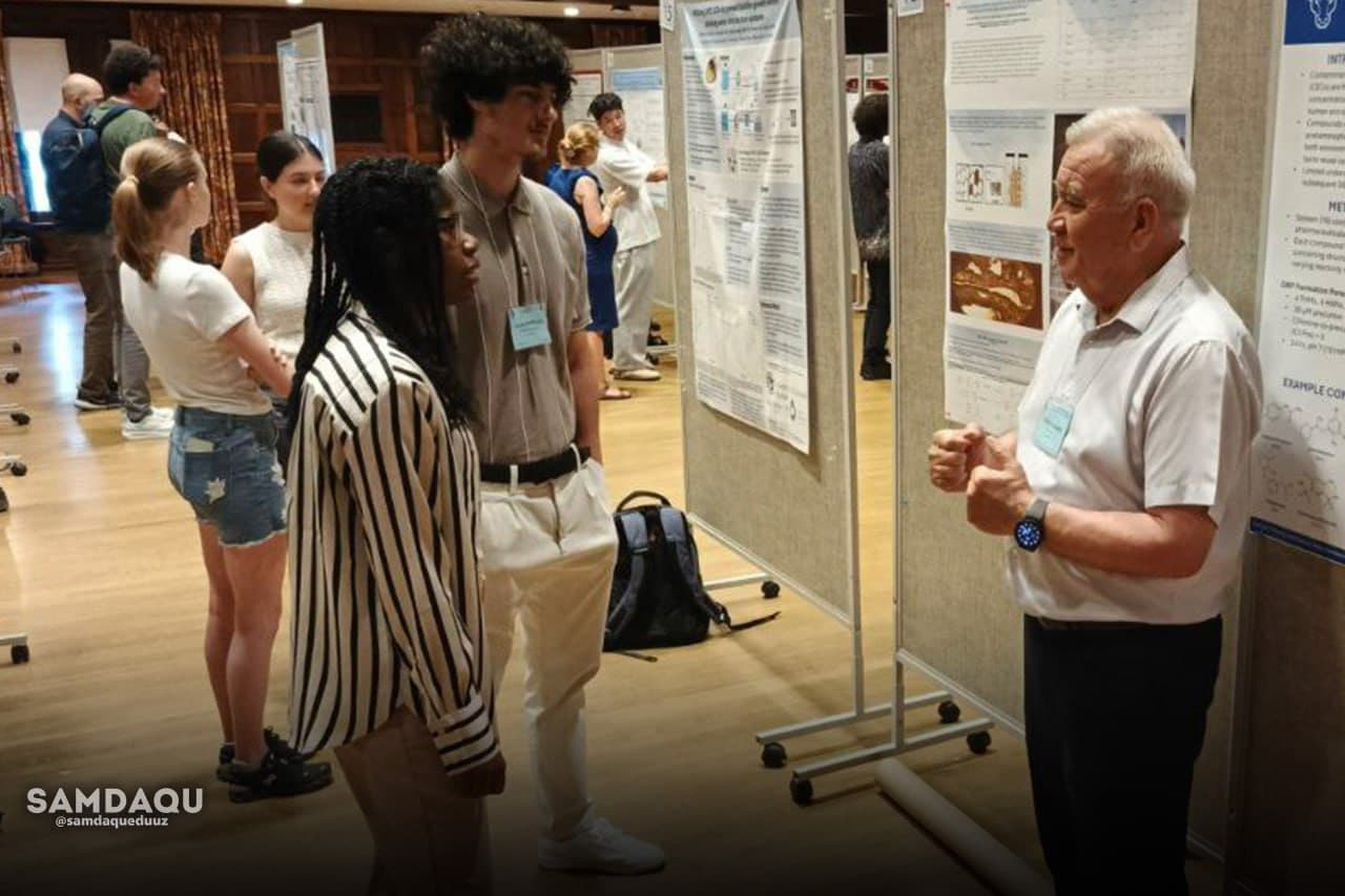 Professor Abror Gadayev at the international conference